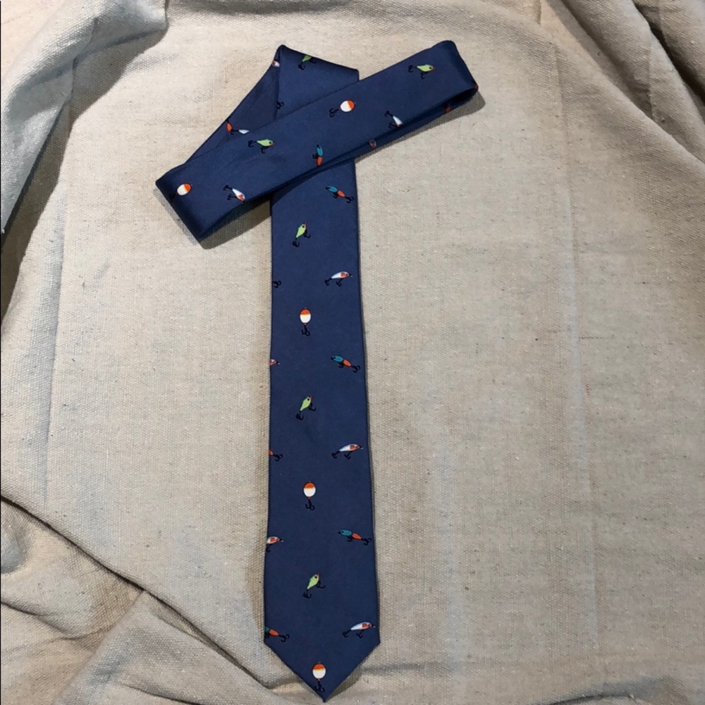 Boys Crewcuts 52” Tie - Fishing Lure Design